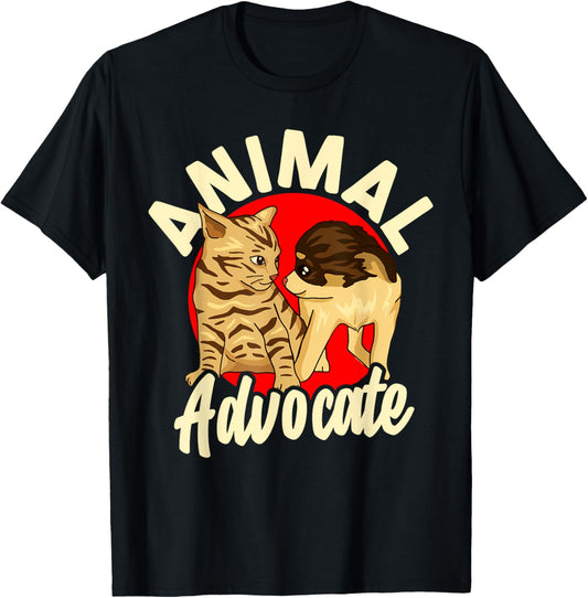 Animal Advocate Foster Adopt Cat Dog Adoption Rescue Cat Dog T-Shirt