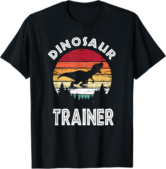 Retro dinosaur trainer shirt, family Halloween costume T-Shirt