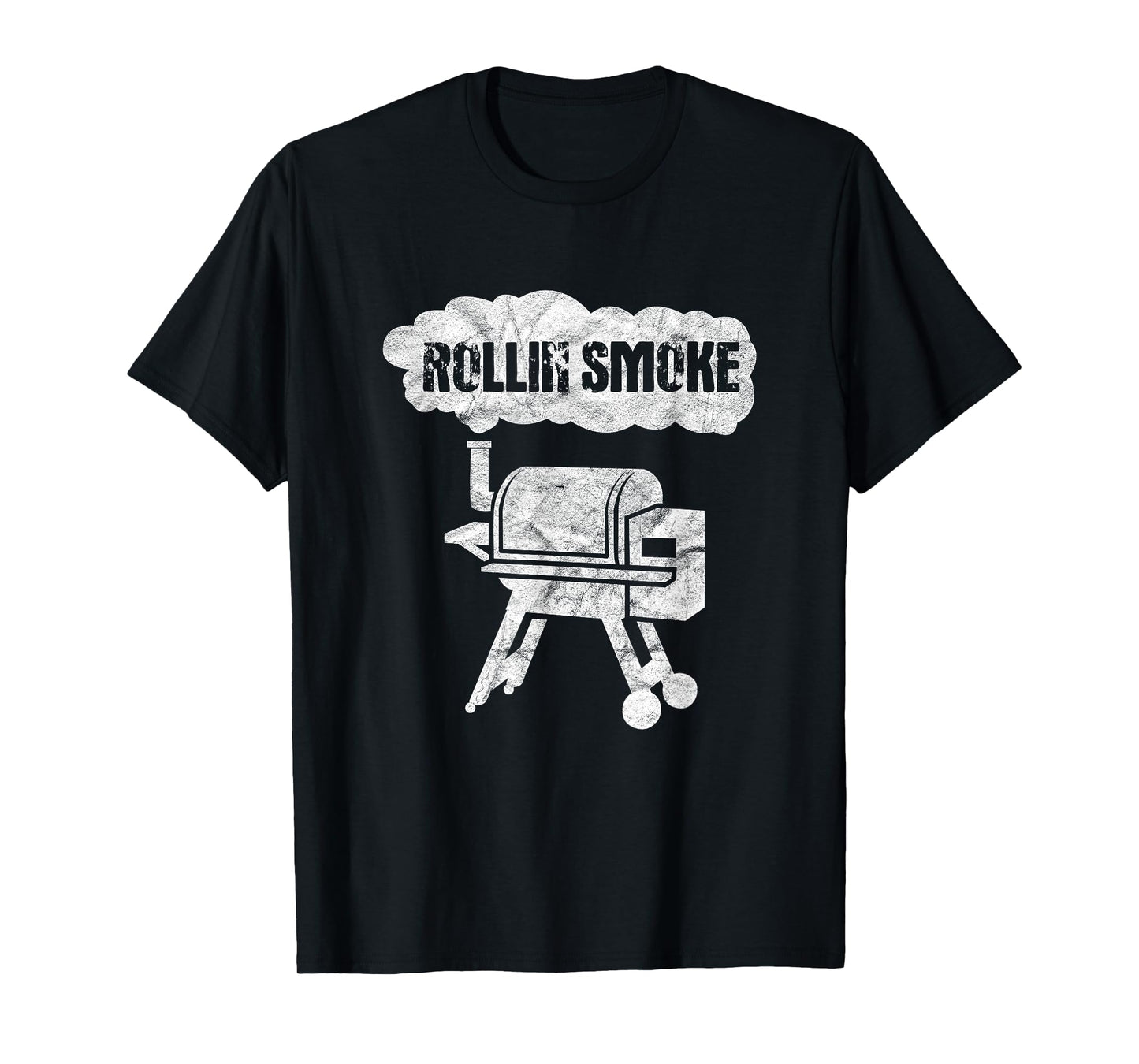 BBQ Barbecue Grill Grilling Funny Rollin Smoke T-Shirt
