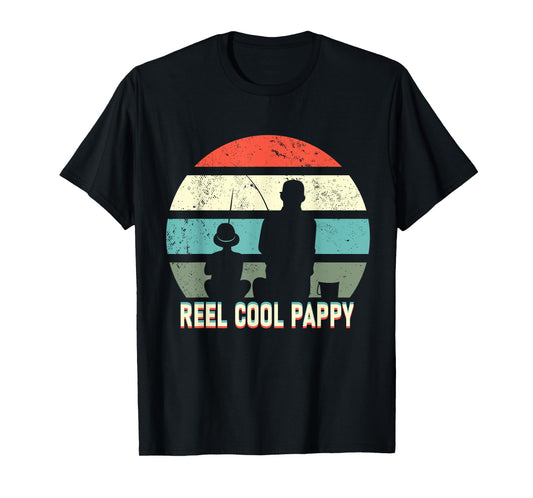 reel cool Pappy fisherman grandpa father's day Fishing gifts T-Shirt