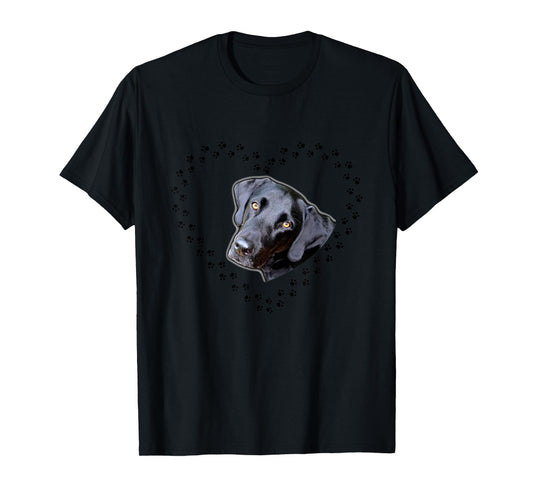 Black Labrador Retriever Dog T-Shirt