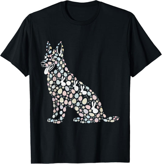 Easter Dog Themed German Shepherd Lover T-Shirt