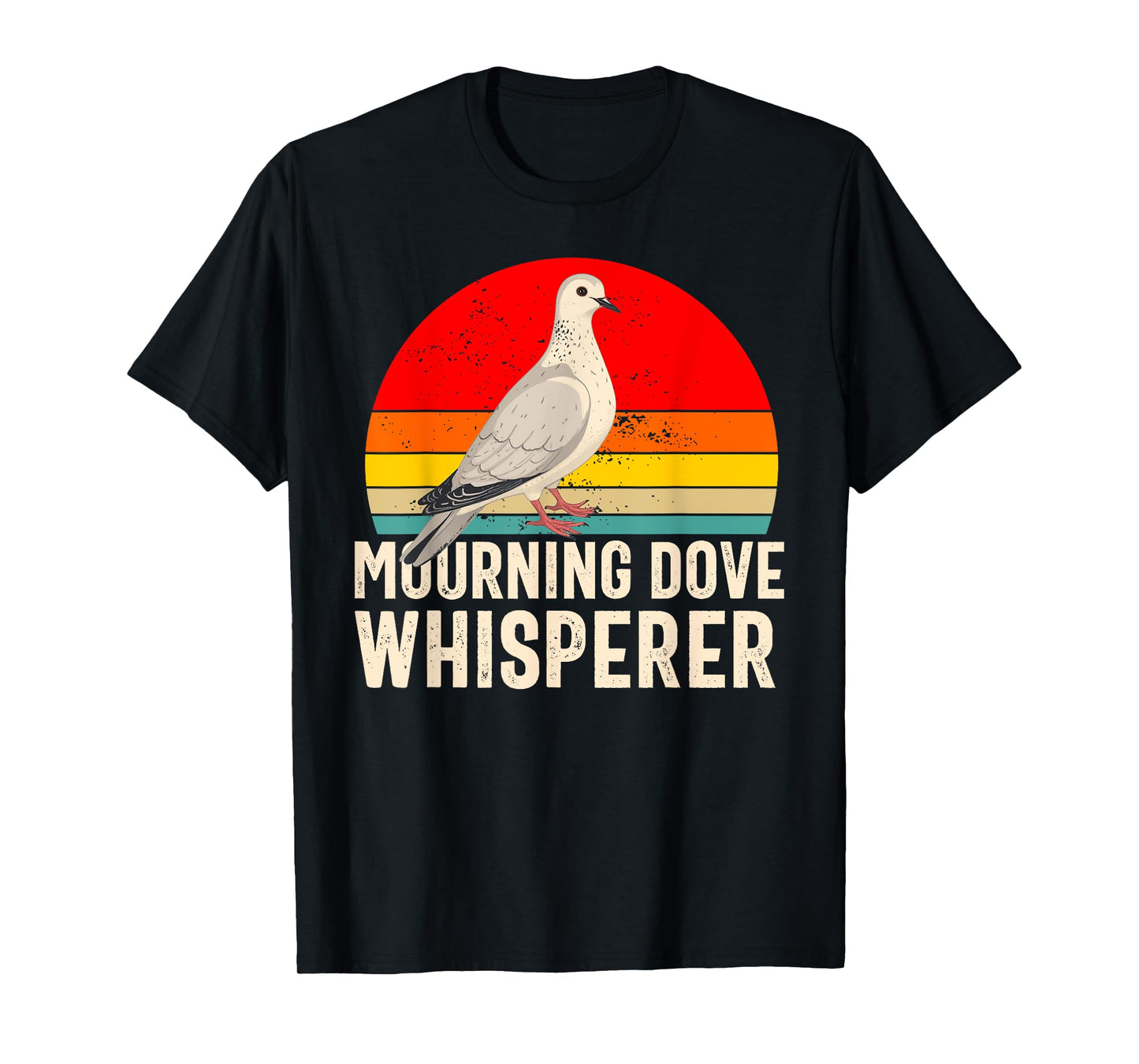 Mourning Dove Bird Lover Women Men Girl Boys Retro Vintage T-Shirt