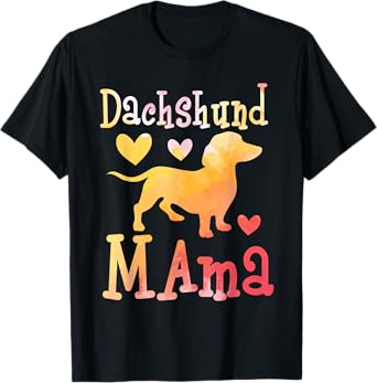 Dachshund Mama - Dog Lover Pet Trainer Breeder Animal T-Shirt for Men Women Girls Kids