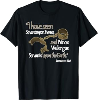 Hebrew Israelite Clothing Judah Ecclesiastes 10:7 Torah Yah T-Shirt