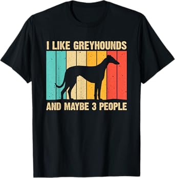 Funny Greyhound Design Men Women Italian Greyhound Dog Lover T-Shirt