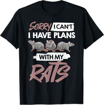 Rat Mouse Mice Rodent Funny Cute Pet T-Shirt