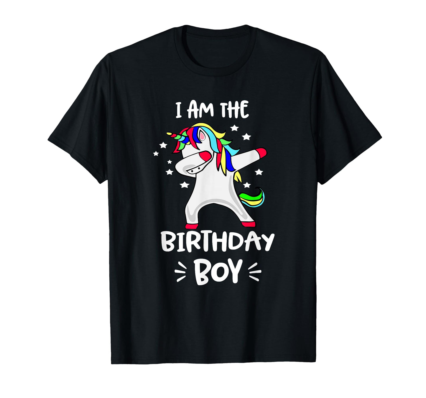 I Am The Birthday Boy Unicorn Shirt Dabbing Unicorn Shirt T-Shirt