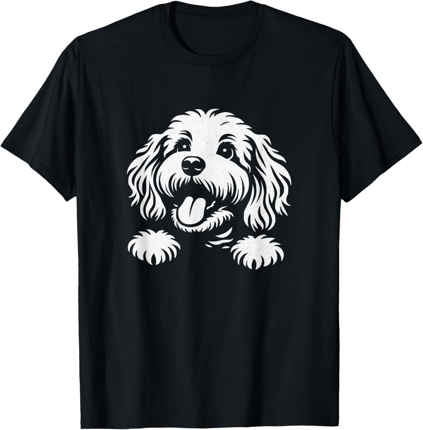 Cute Cockapoo Dog Graphic Design T-Shirt