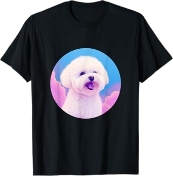 Pastel Bichon Frise Dog For Bichon Frise Dog Lovers T-Shirt for Men Women Kids
