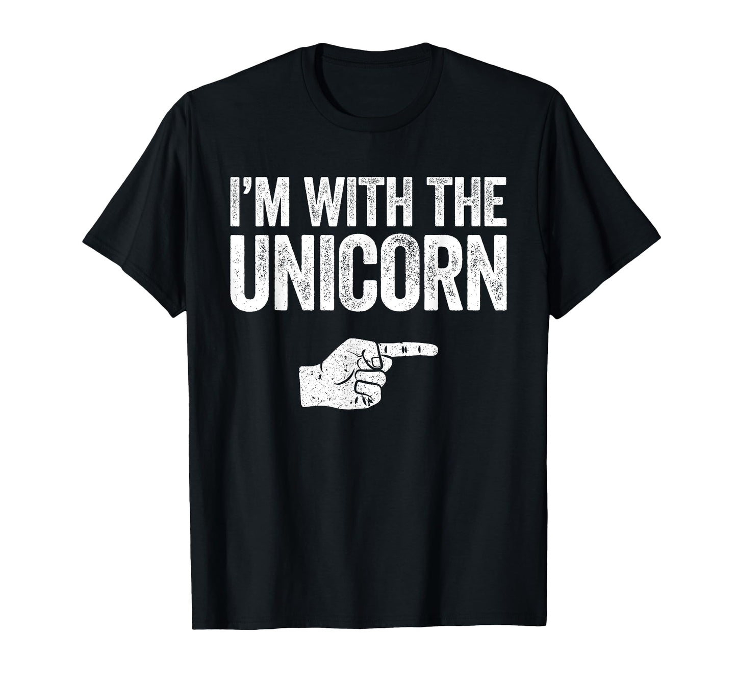 I'm With The Unicorn T-Shirt Matching Unicorn Costume Shirt T-Shirt