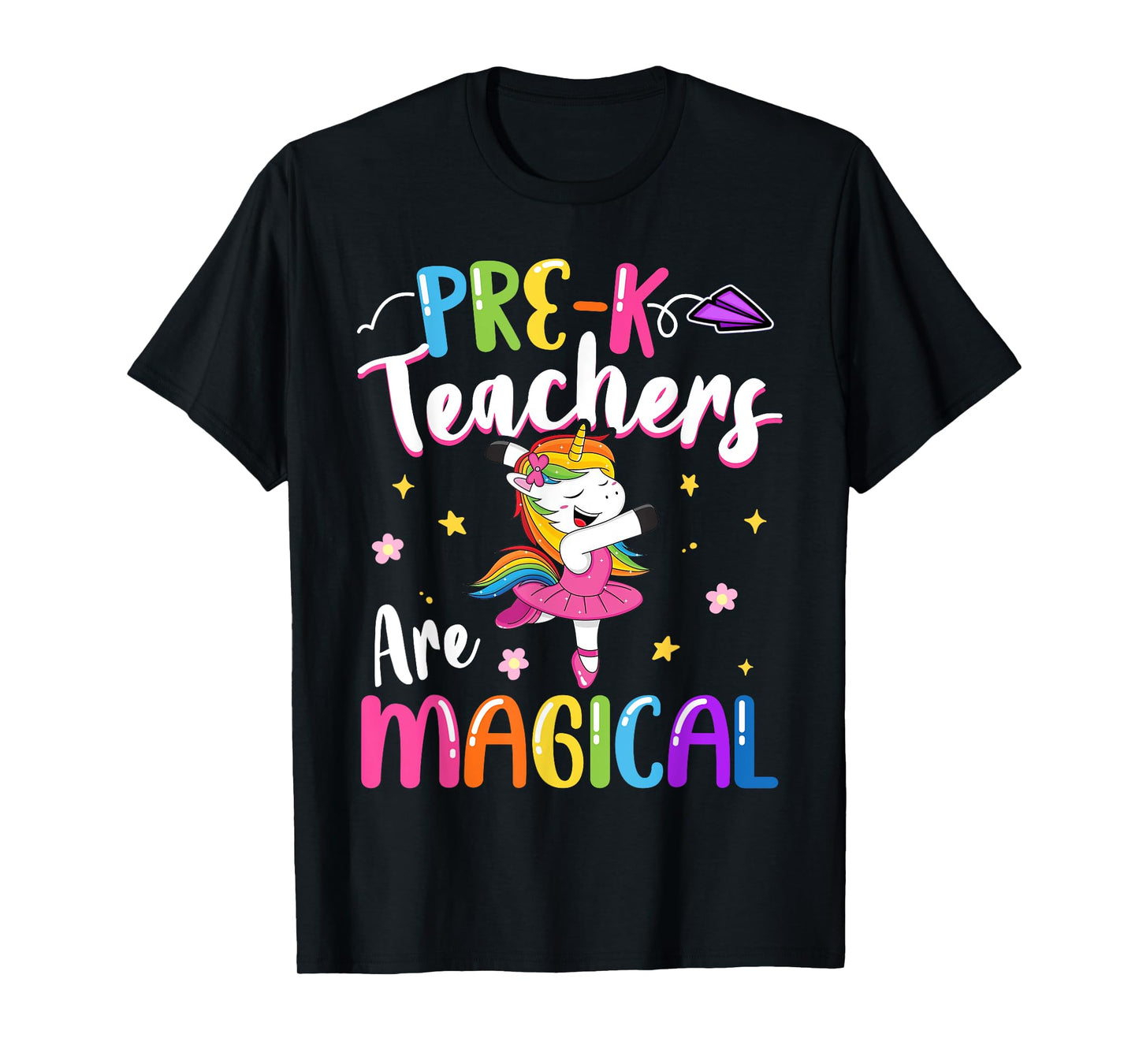 Pre-K Teachers Are Magical Pre Kindergarten Unicorn Teacher T-Shirt