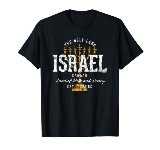 Vintage Style Retro Israel T-Shirt
