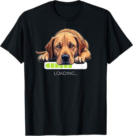 Labrador Retriever Lab Dog Loading T-Shirt