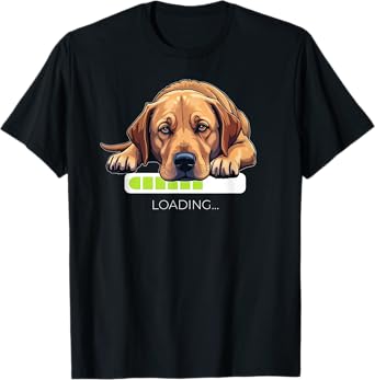 Labrador Retriever Lab Dog Loading T-Shirt