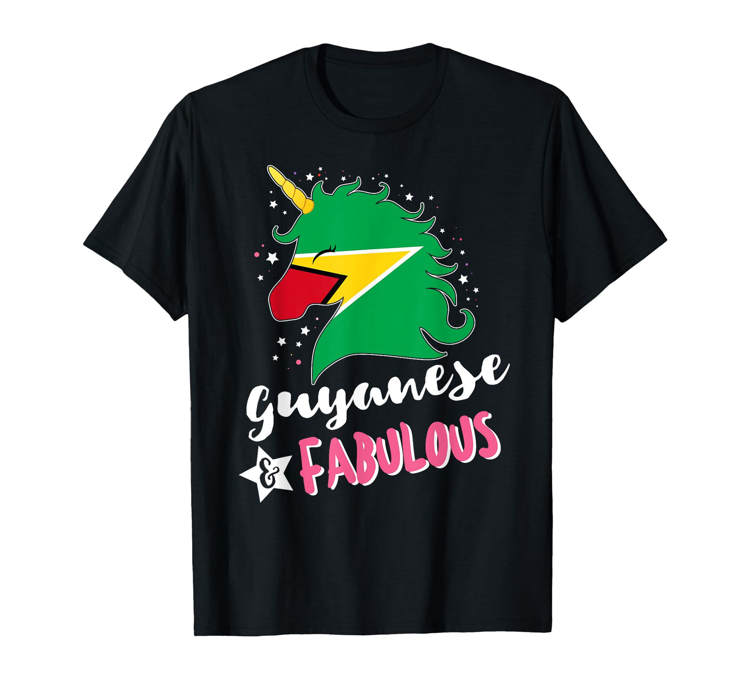 Guyananese Unicorn Guyana Flag T-Shirt