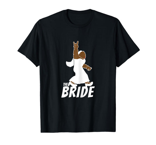 Funny Bigfoot Rock and Roll Wedding Party Gift for Bride T-Shirt