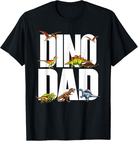 Dinosaur Dad Dinosaur Parent Father's Day Gift for Dino Dads T-Shirt