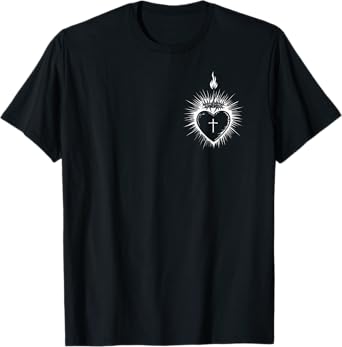 Sacred Heart of Jesus Men Women Jesus Christ Christian T-Shirt