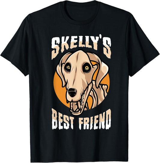 Giant Skelly Dog Halloween T-Shirt