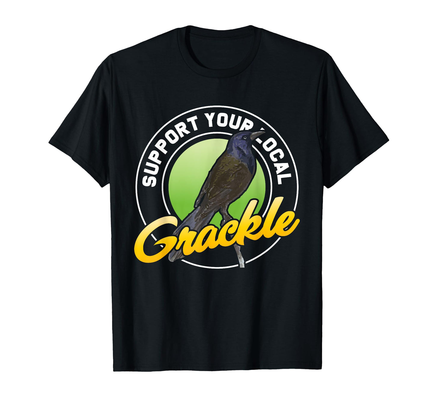 Quiscalus Grackle Bird Kawaii Bird Lover T-Shirt