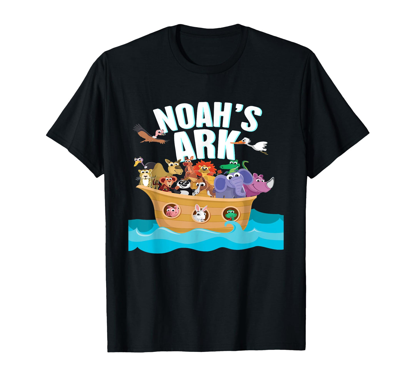 Animal History Bible, Noah's Ark, Religion Comic Gift T-Shirt