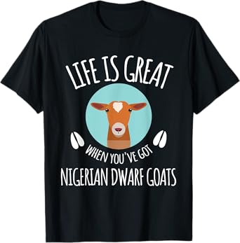 Goat Lovers Meme | Pet Animal Pun Funny Nigerian Dwarf Goat T-Shirt
