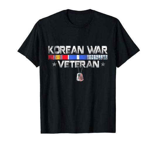 Korea Veteran T-Shirt Grandpa Vintage Patriotic Veterans Day T-Shirt