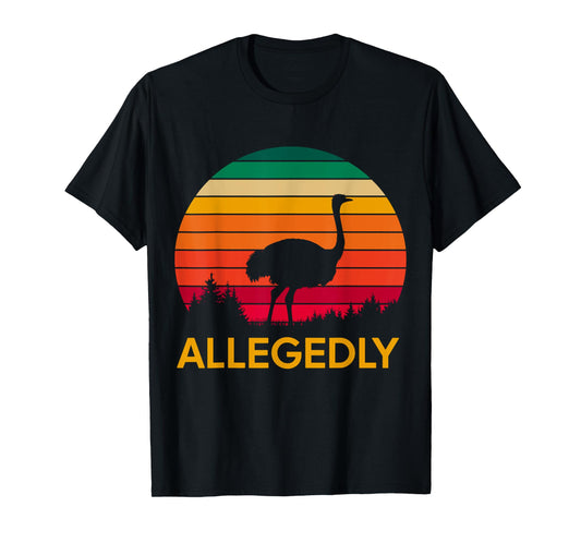 Retro Allegedly Ostrich T-Shirt