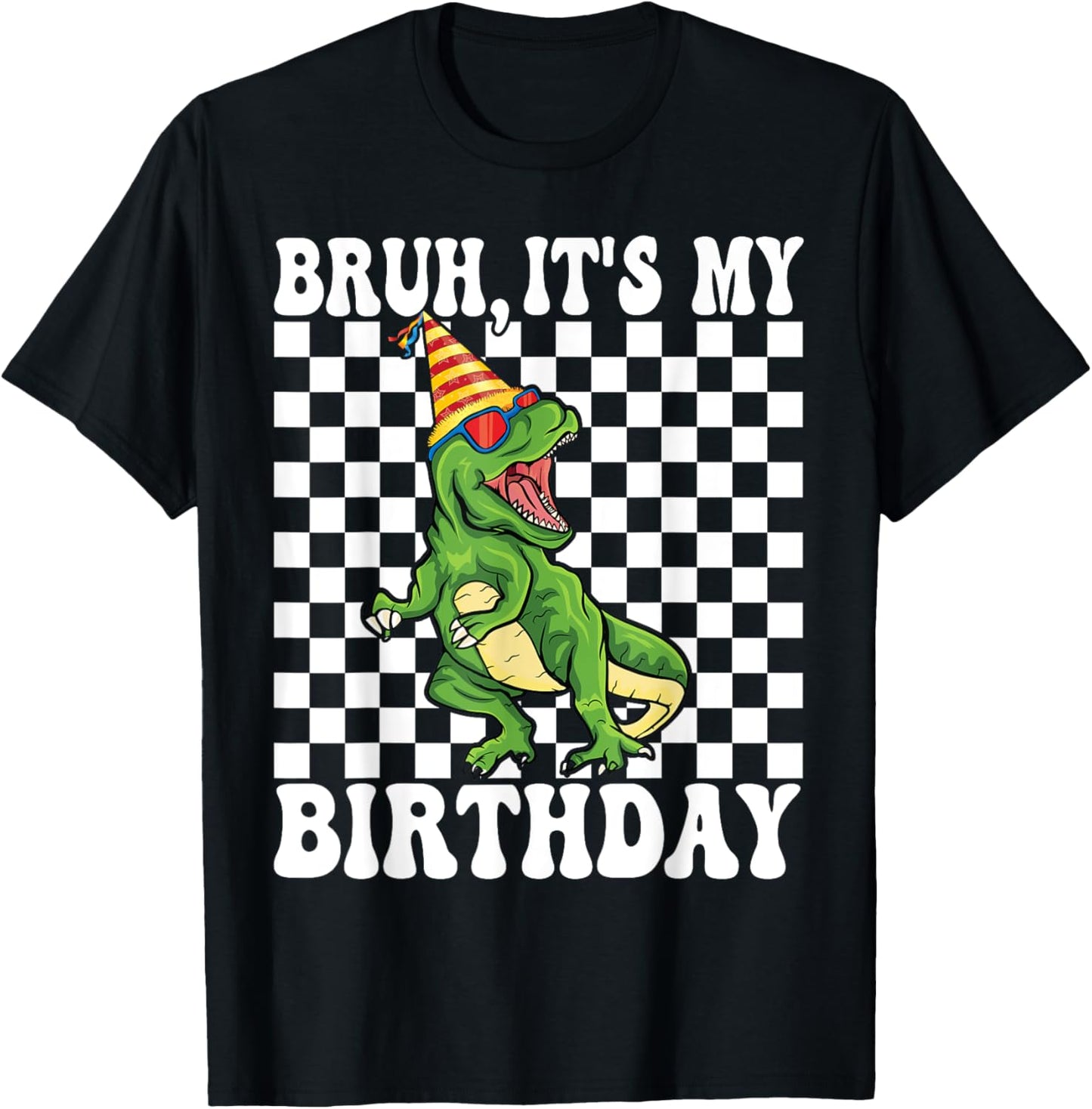 It's My Birthday Happy Kids T-Rex Boys - dino birthday party T-Shirt