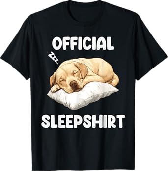 Official Labrador Sleepshirt Funny Lab Dog Lover Sleepwear T-Shirt