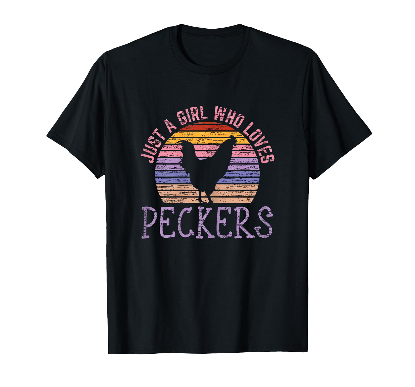 Just A Girl Who Loves Peckers for a Farmer Pecker Inspector T-Shirt