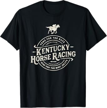 Funny Derby Day, Kentucky horse racing and mint juleps T-Shirt