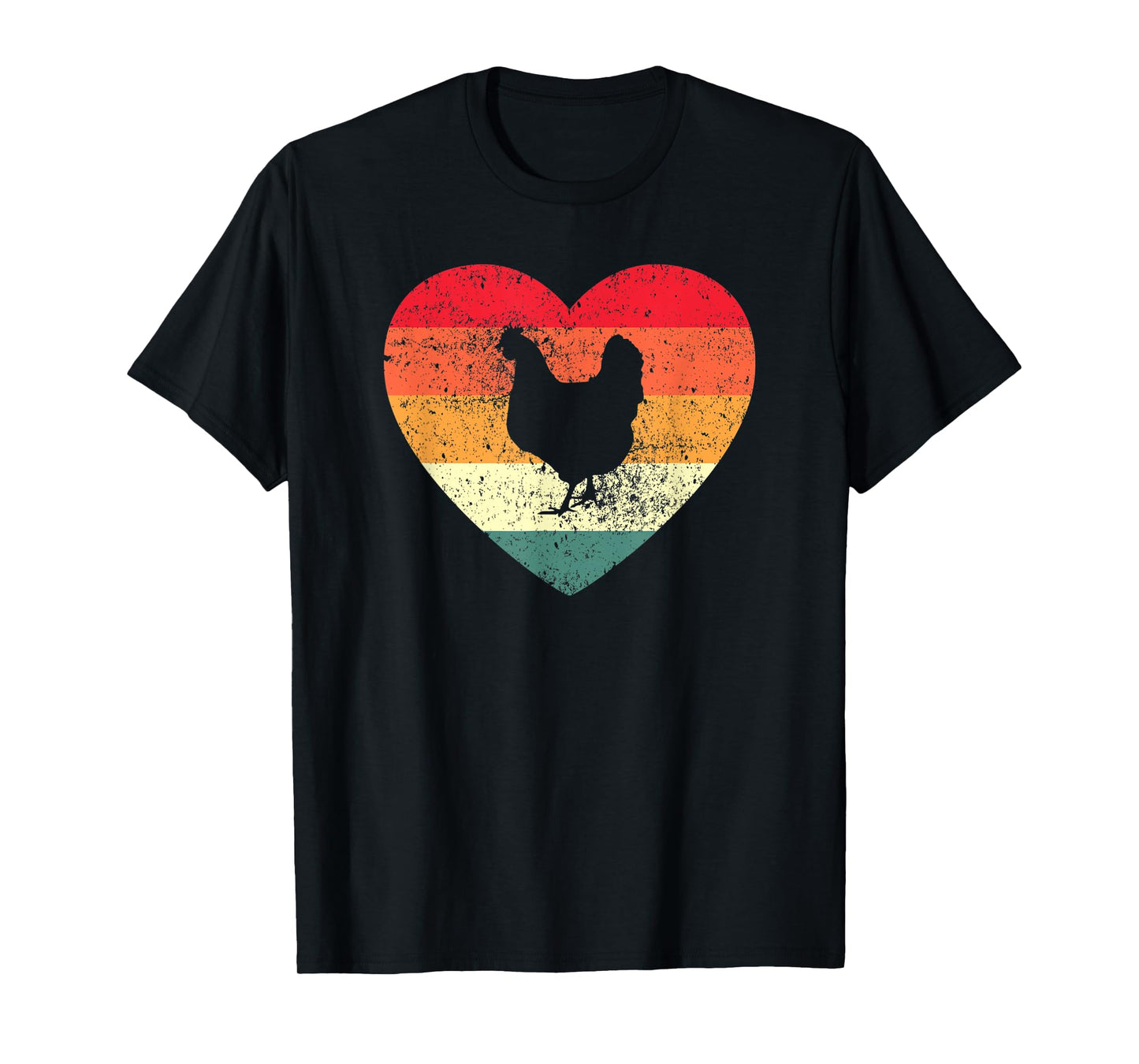 Girls I Love Chickens Retro Kids Womens Chicken T-Shirt