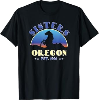 Sisters, Oregon OR Wild Horse T-Shirt
