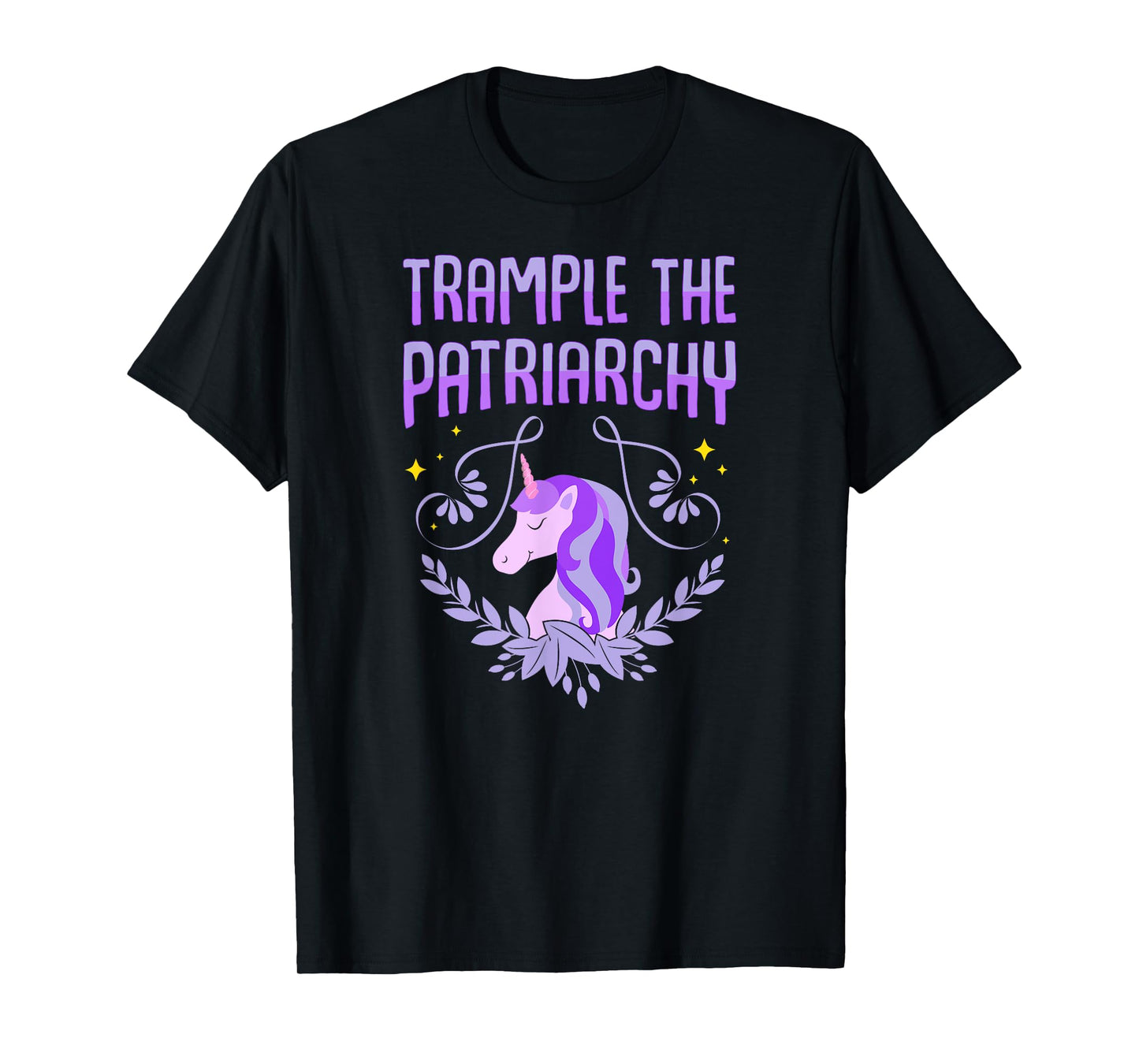 Trample The Patriarchy T-Shirt Unicorn Lovers Feminist Tee T-Shirt