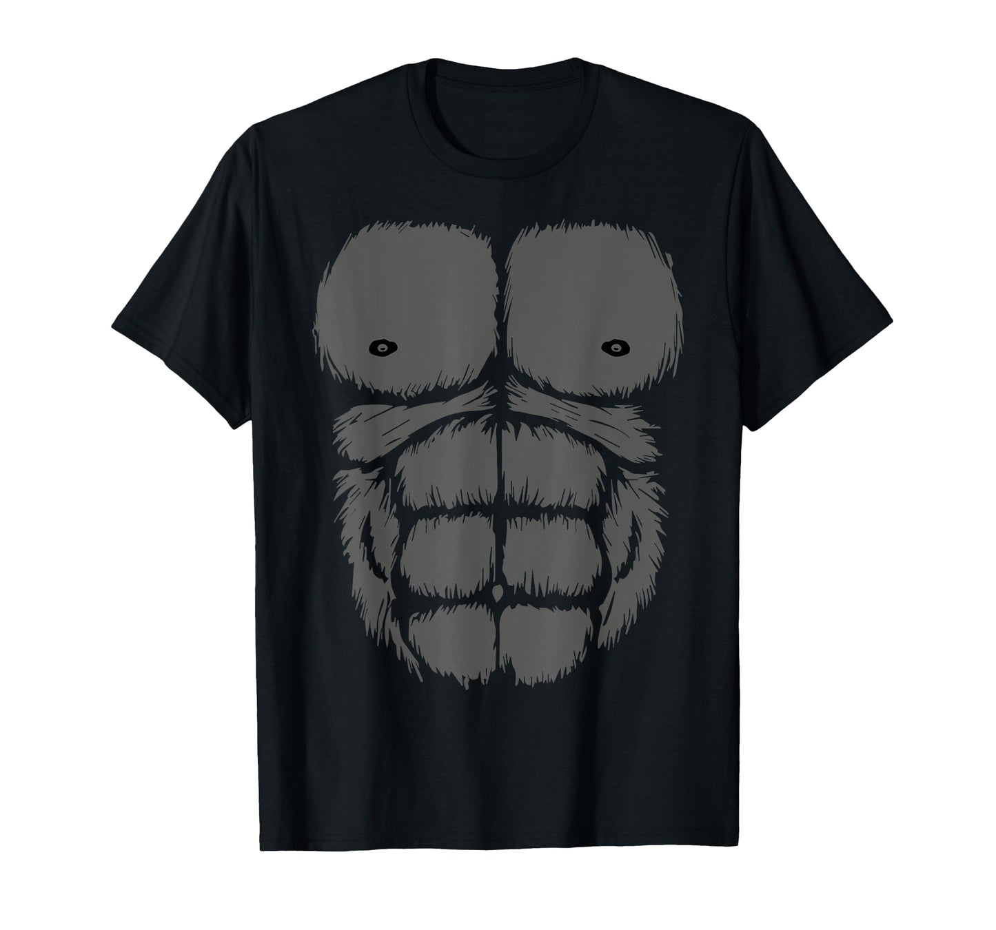 Gorilla Chest Belly TShirt Monkey Ape Muscle Kids Adult Fanc T-Shirt