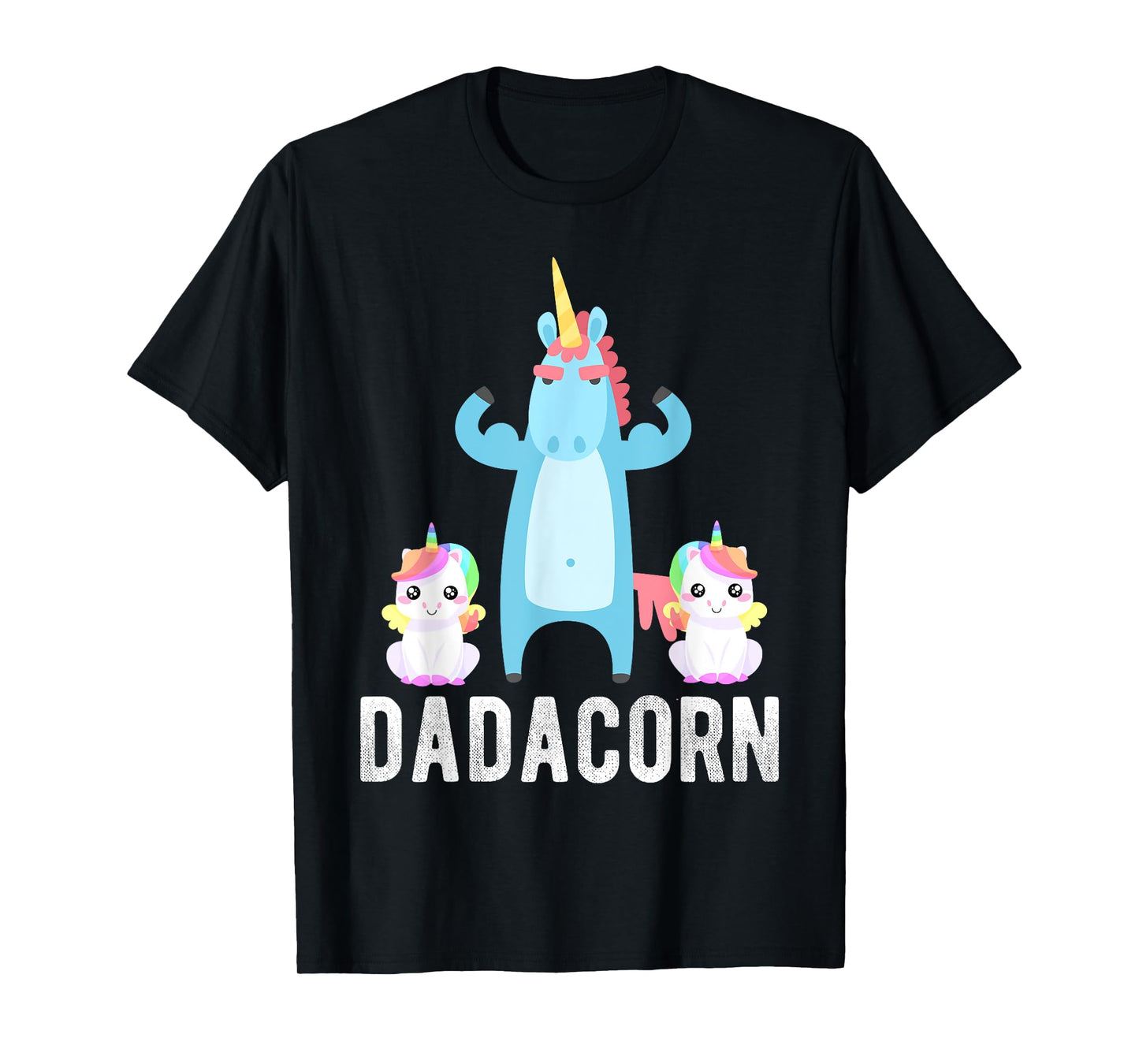 Dadacorn, Funny Unicorn Lover Tee for Papa Dad and Kid T-Shirt