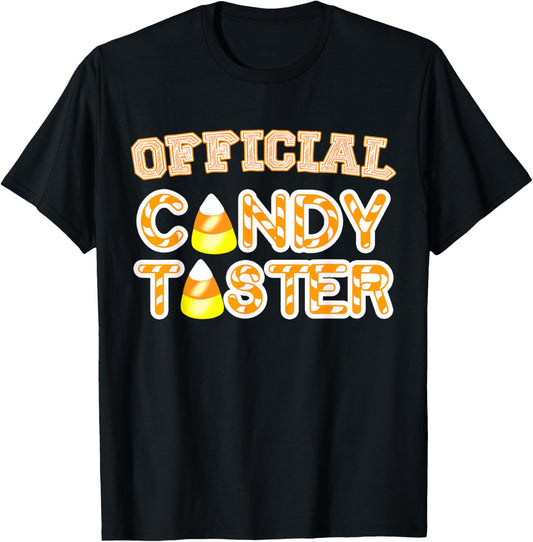 Official Candy Taster Funny Halloween Fun T-Shirt
