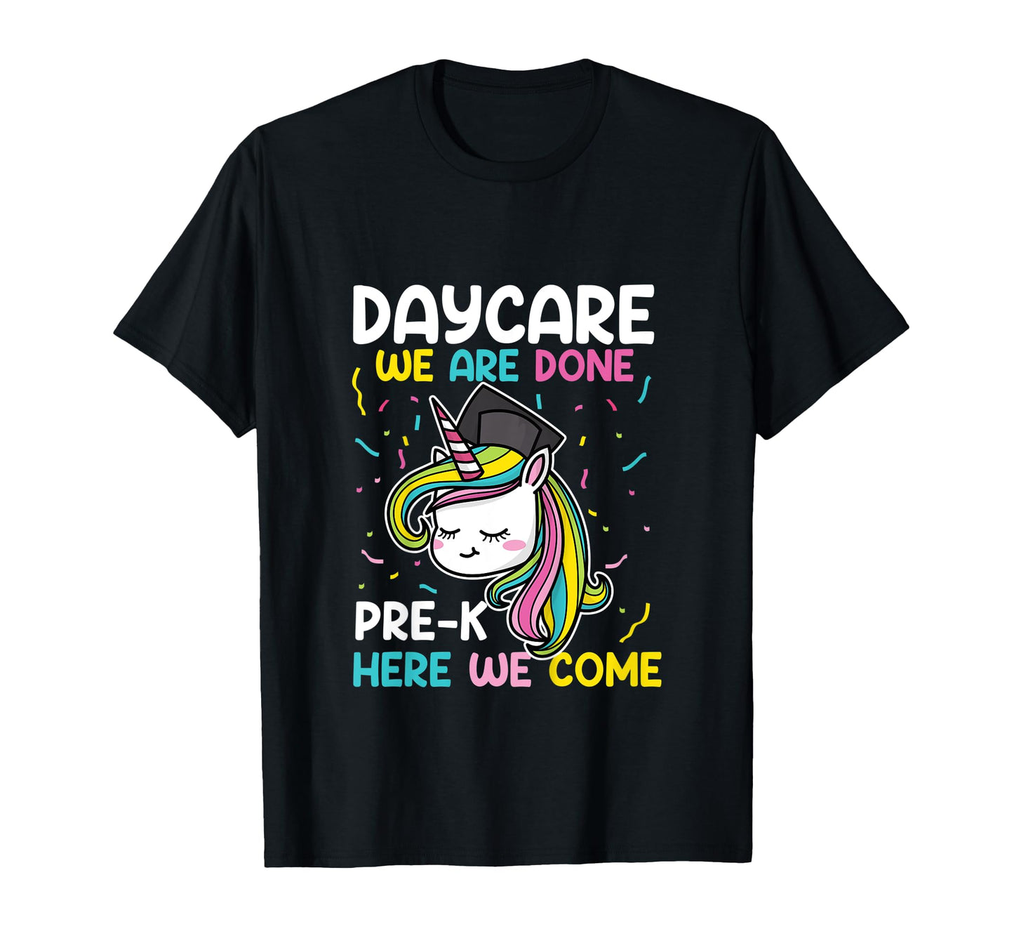 Kids Daycare Graduation Unicorn Last Day of School Kids T-Shirt