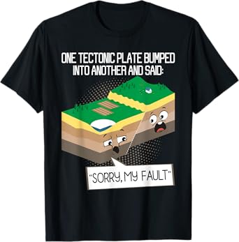 Tectonic Plate - Geology Earth Science Teacher Seismology T-Shirt