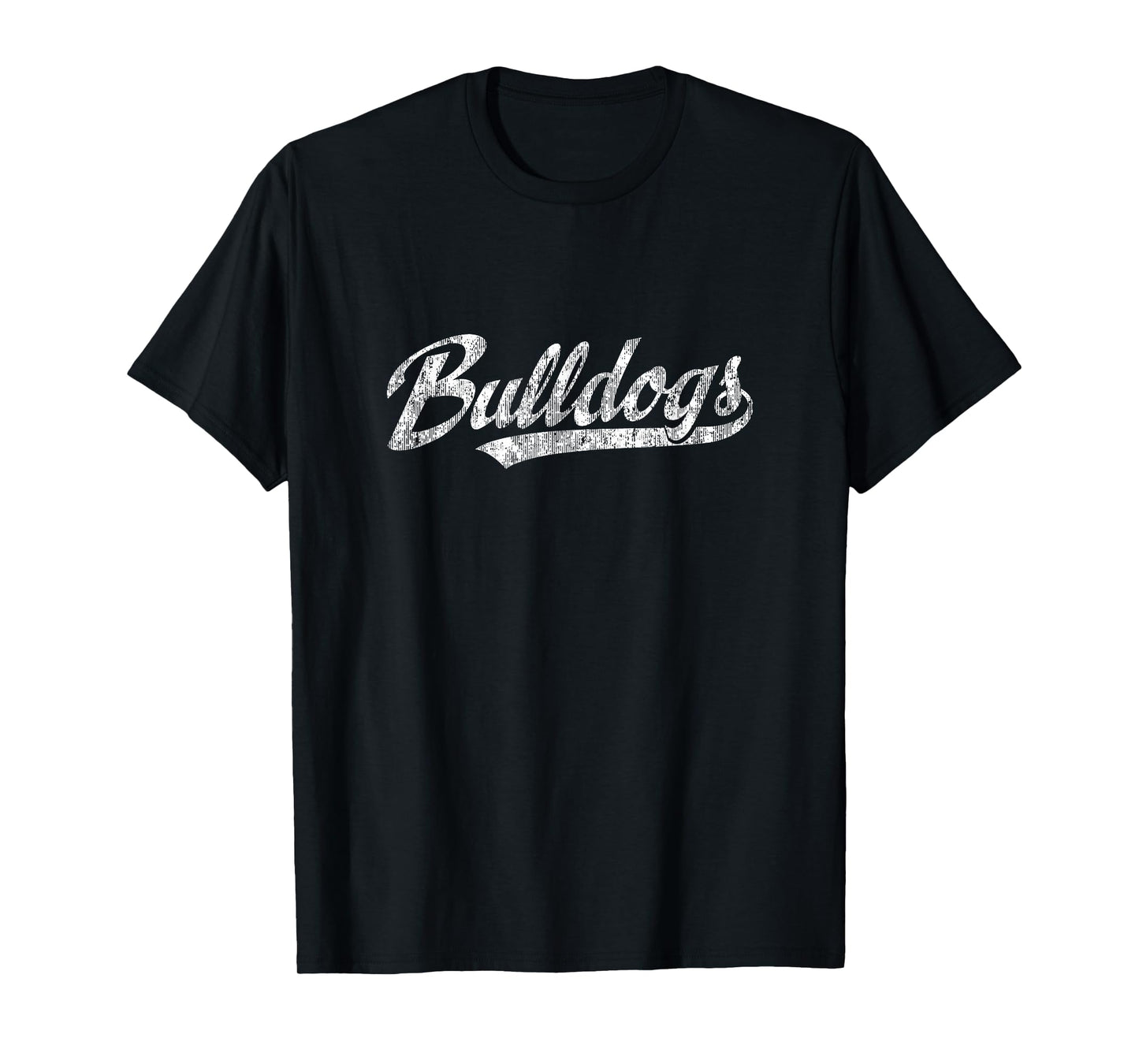 Bulldogs Mascot T Shirt Vintage Sports Name Tee Design T-Shirt