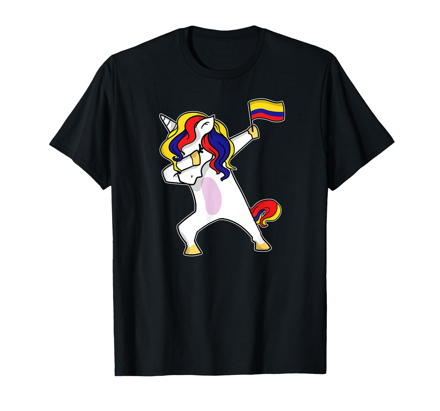 Soccer Unicorn Colombia Jersey Design Colombian Football T-Shirt