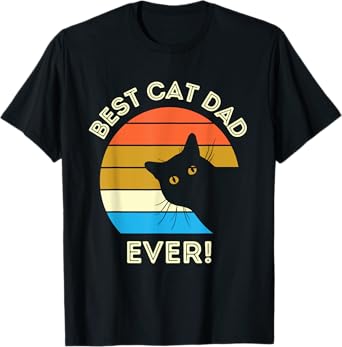 Best Cat Dad Ever Men T-Shirt