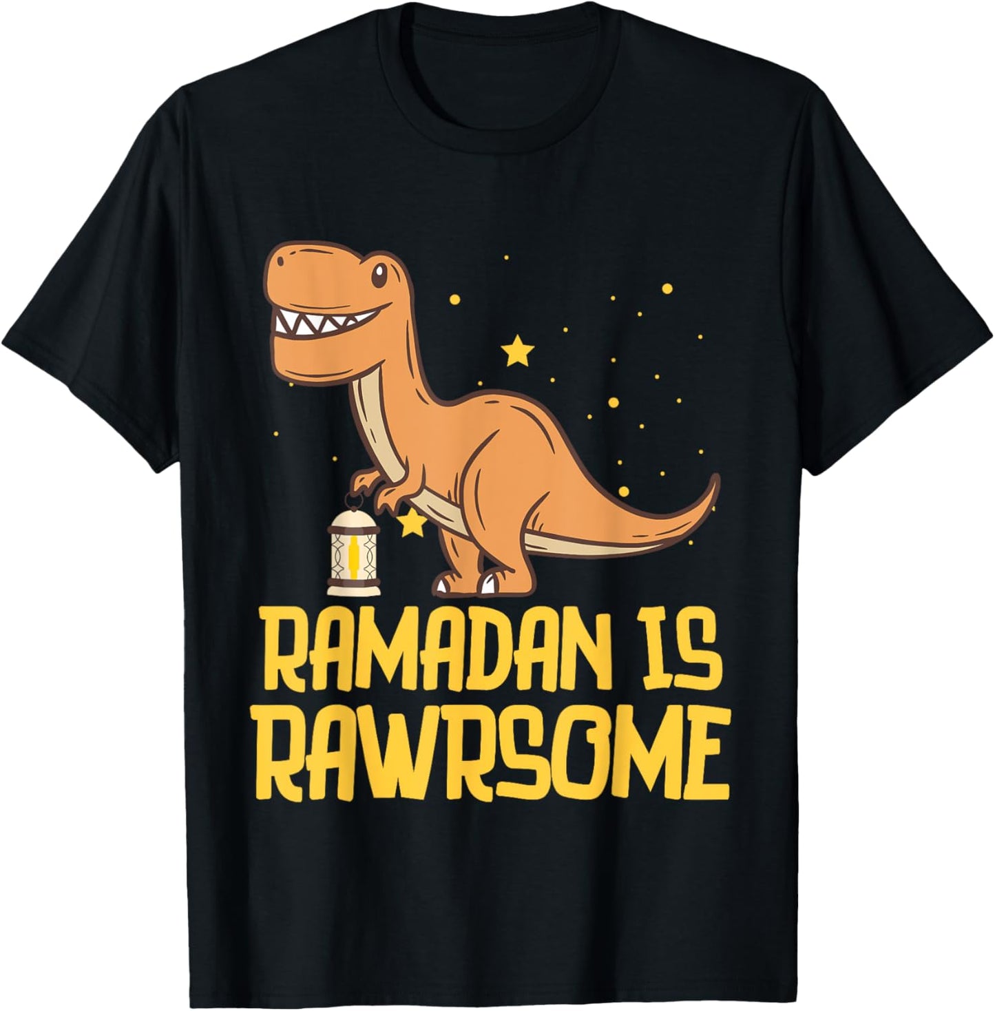 Dinosaur Ramadan is Rawrsome Dino Kids Ramadhan Islamic T-Shirt