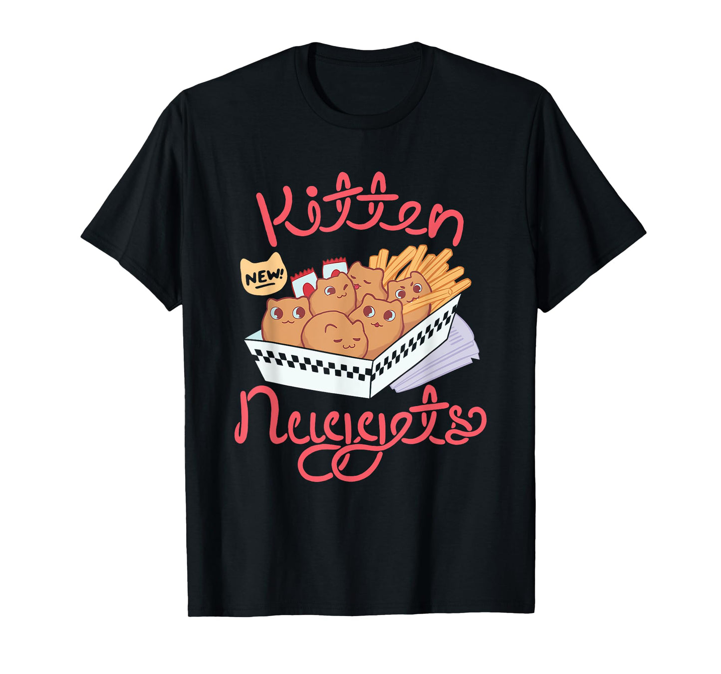 Kitten Nuggets Nugget Kitten Chicken Nugget Lover Gift T-Shirt