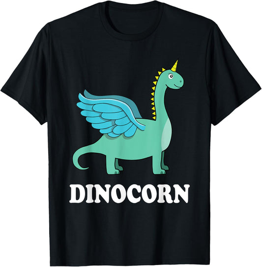 Dinocorn Shirt Dinosaur Unicorn with wings | girls boys gift T-Shirt