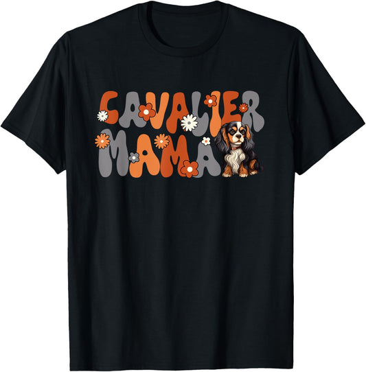 Cavalier King Charles Spaniel Groovy World's Best Cavalier T-Shirt