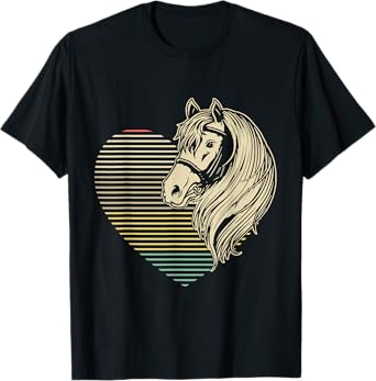 Horse Riding Women Valentines Day Gift Horse T-Shirt