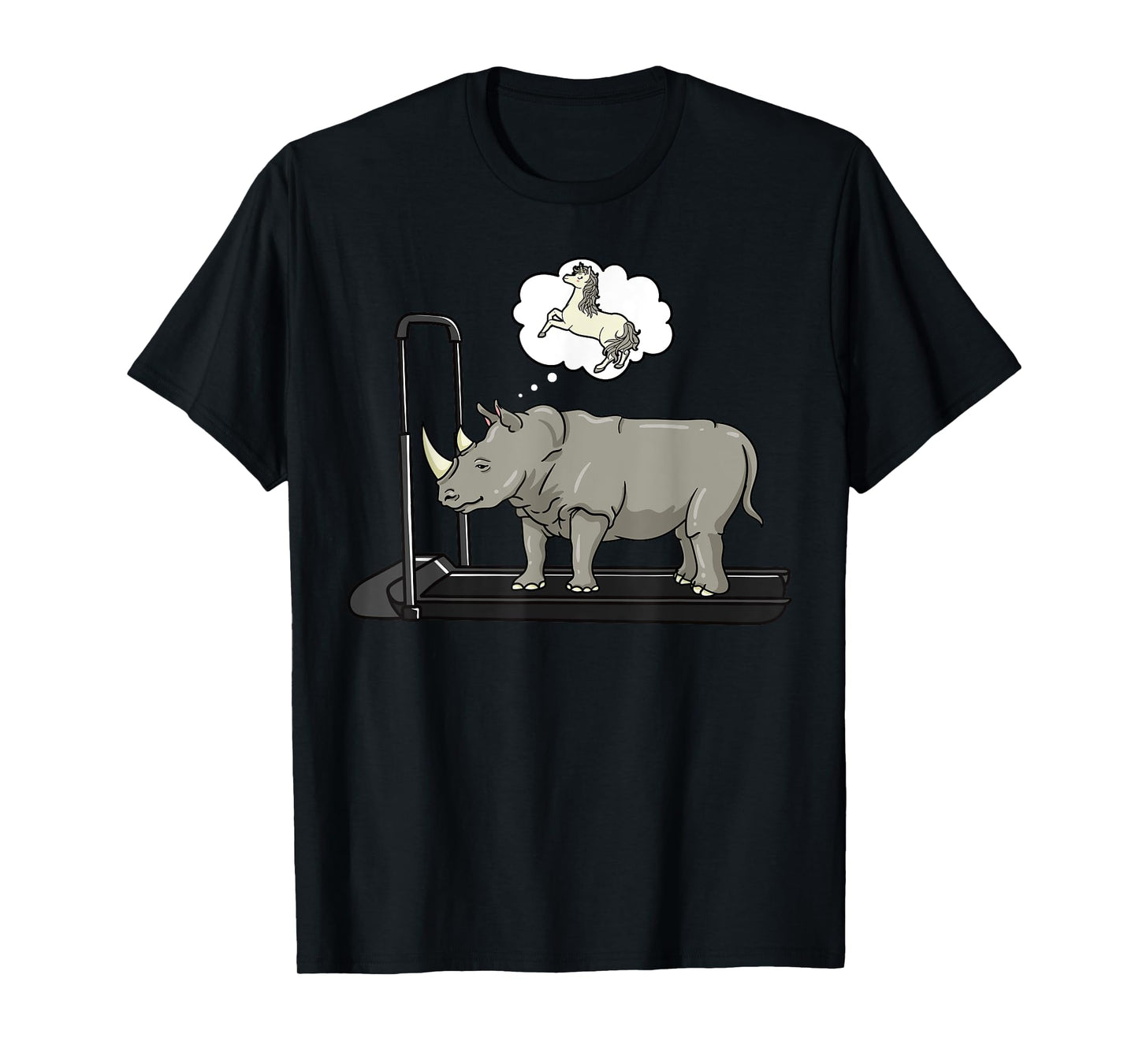 Rhino Loves Unicorn Rhinoceros Animal Wildlife Lover Safari T-Shirt
